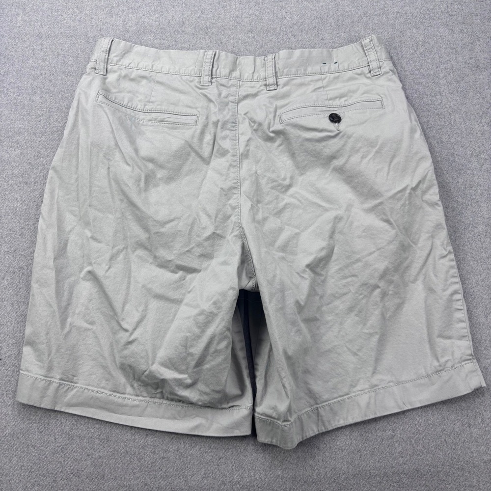 J Crew Oarsman Reimagined Chino Shorts Mens 30 Stone Stretch Classic Preppy - Picture 8 of 10